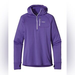 Patagonia Purple Pullover R-1 Fleece Hoodie - Women’s Sz Medium